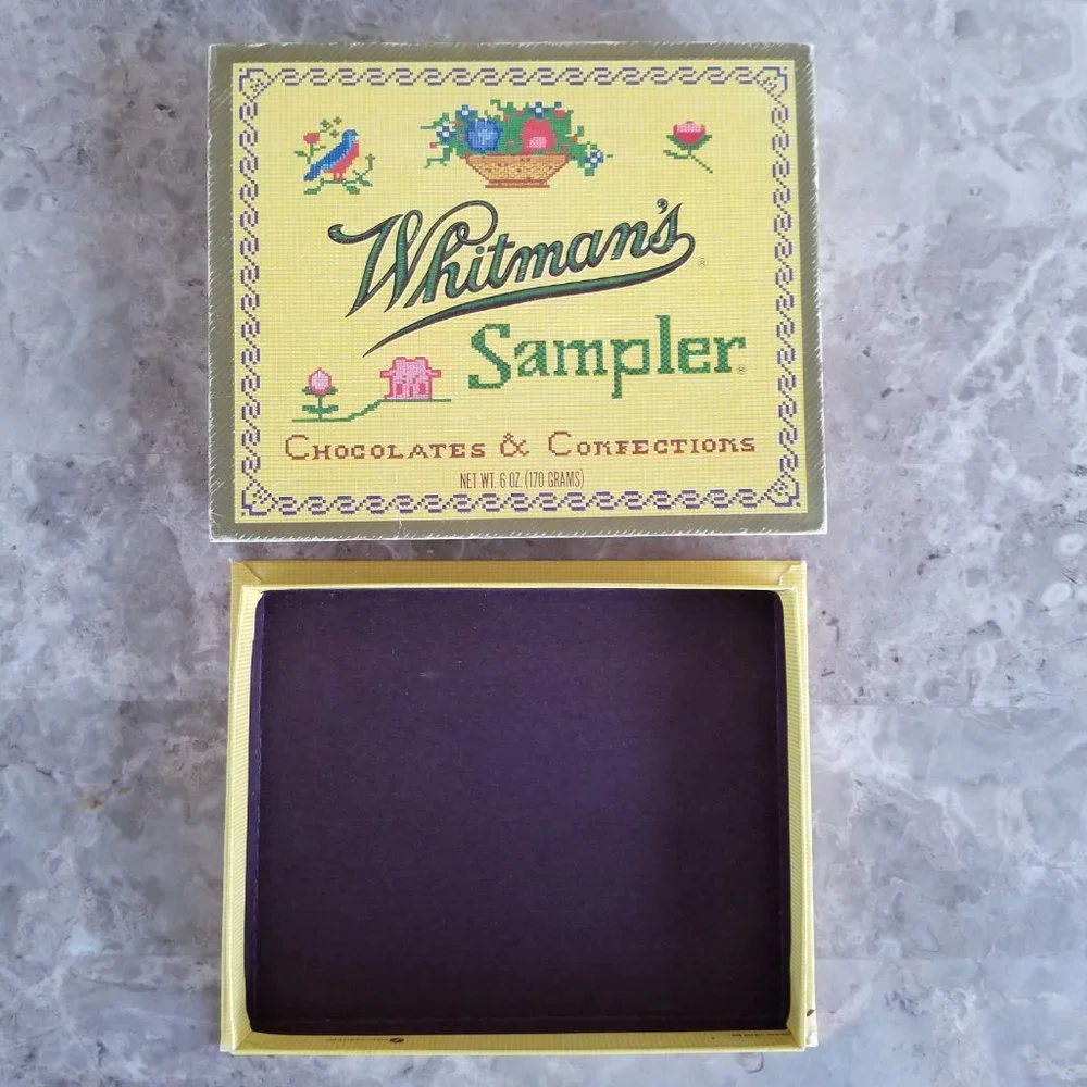Vintage Whitman's Sampler Box (Empty)